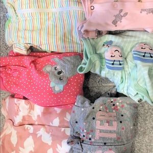 Girl newborn pajamas
